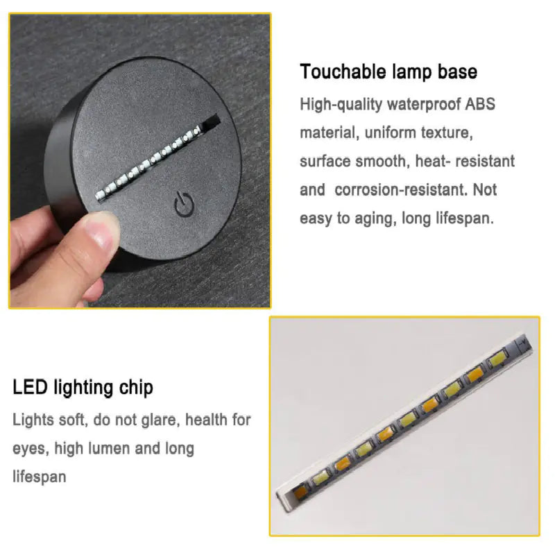 3D Dragon Ball Night Light, LED Table Lamp