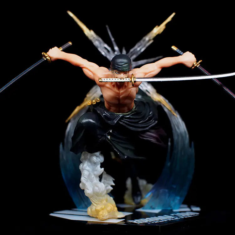 One Piece Zoro Three-Sword Style Figurine Display Piece