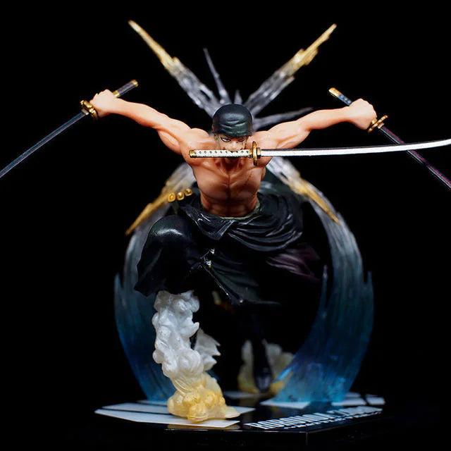 One Piece Zoro Three-Sword Style Figurine Display Piece