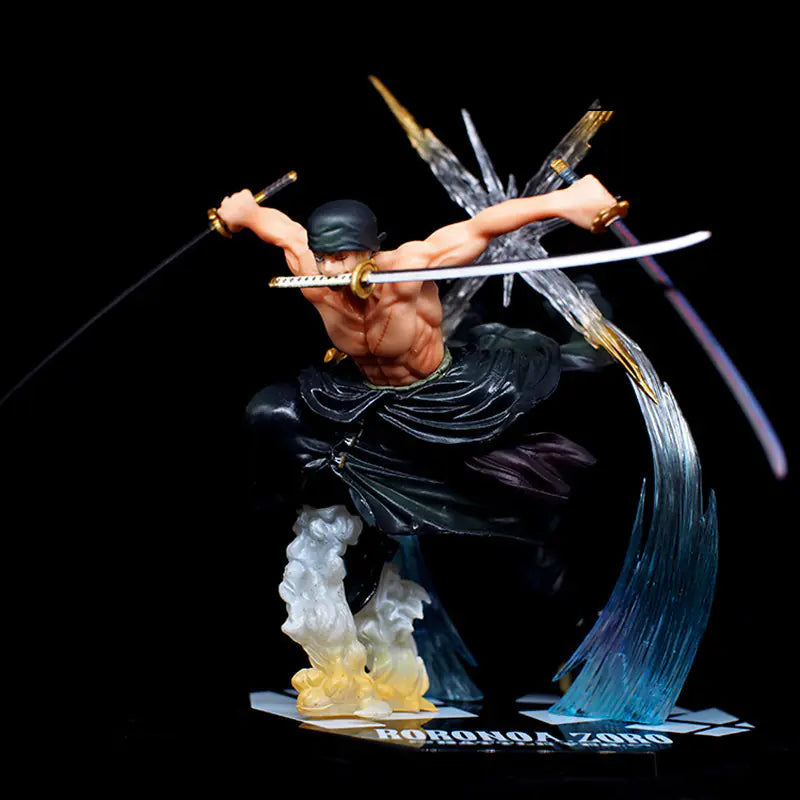 One Piece Zoro Three-Sword Style Figurine Display Piece
