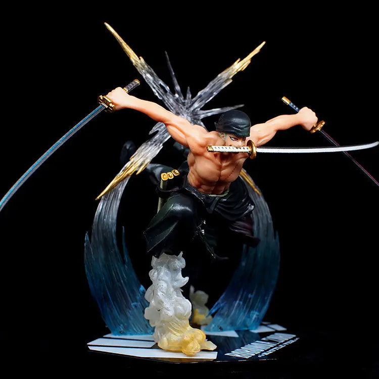One Piece Zoro Three-Sword Style Figurine Display Piece