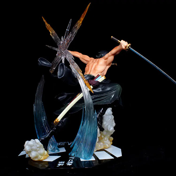 One Piece Zoro Three-Sword Style Figurine Display Piece